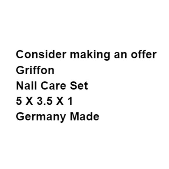 Griffon Nail Care Set Germany Made Tortoise Green Yellow Case Vintage READ - Picture 2 of 12